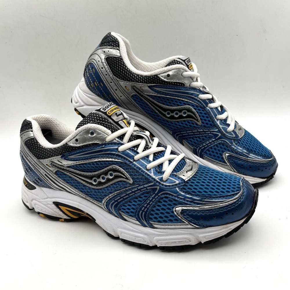 Saucony Cohesion 4 Athletic Men's Shoes Blue Size 8.5